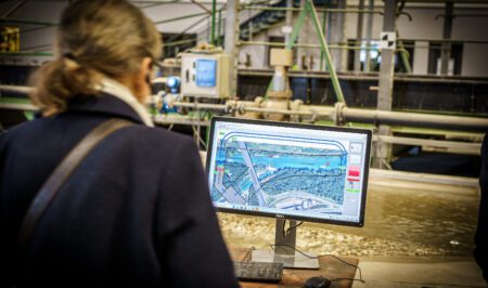 Une maquette hydraulique au service du champ captant